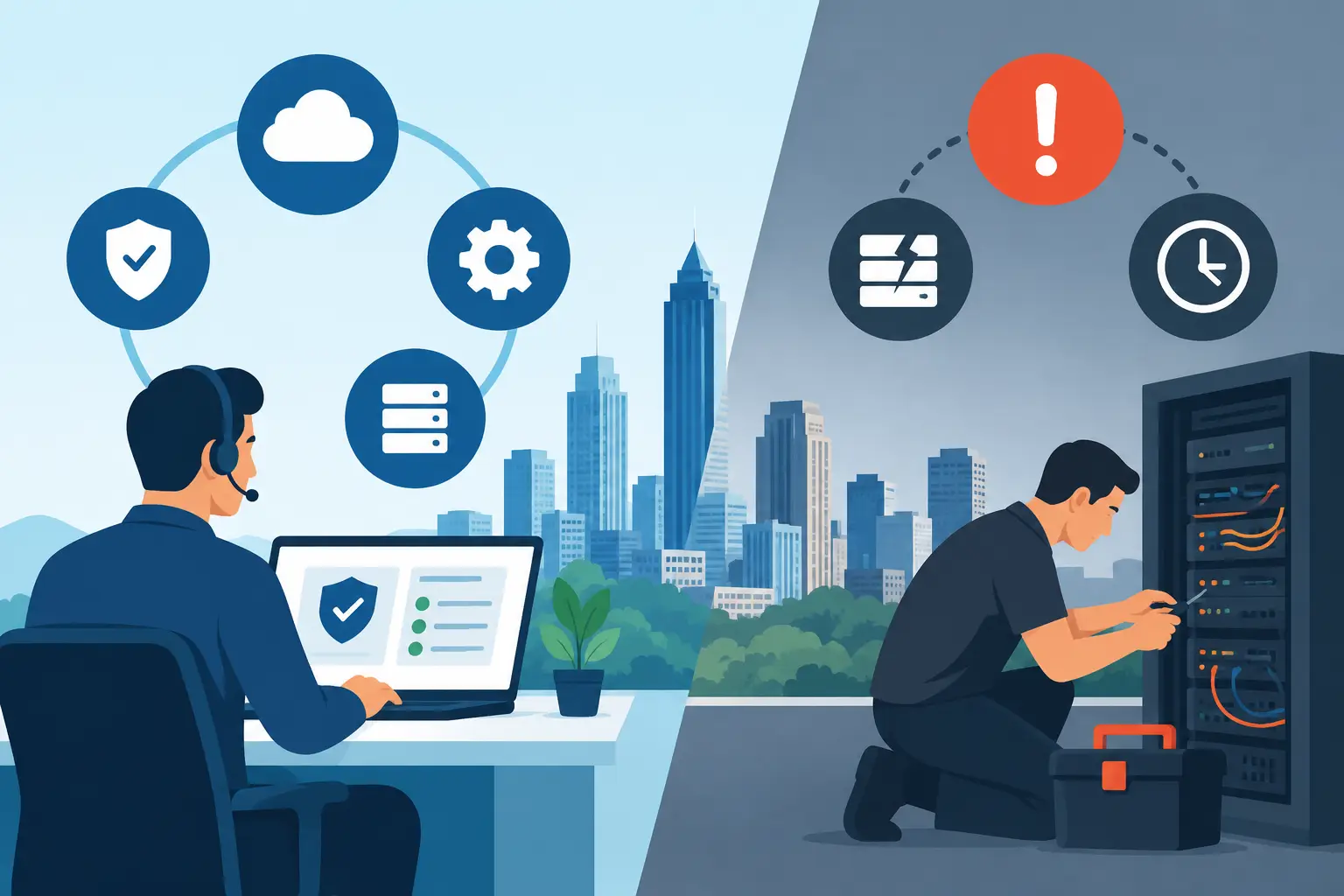Managed Services Versus Break Fix for Atlanta Firms
